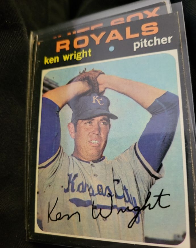 1971 Topps #504 Ken Wright — front