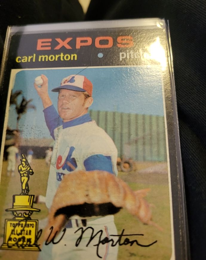 1971 Topps #515 Carl Morton — front