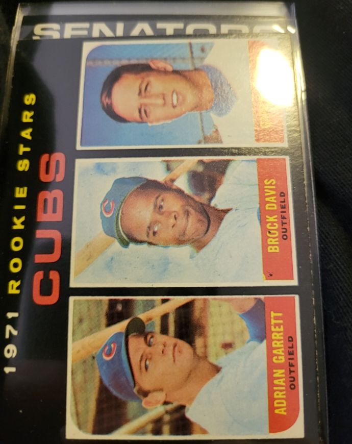 1971 Topps #576 Cubs Rookie Stars Adrian Garrett Brock Davis Garry Jestadt — front