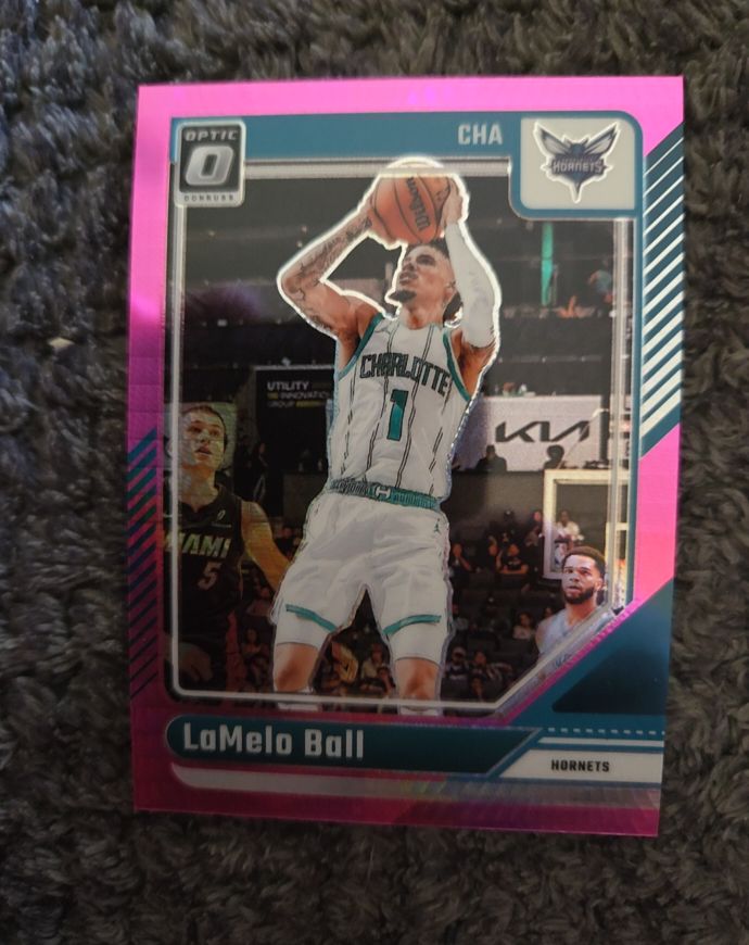 2024-25 Panini Donruss Optic #172 LaMelo Ball Pink Hyper Prizm — front