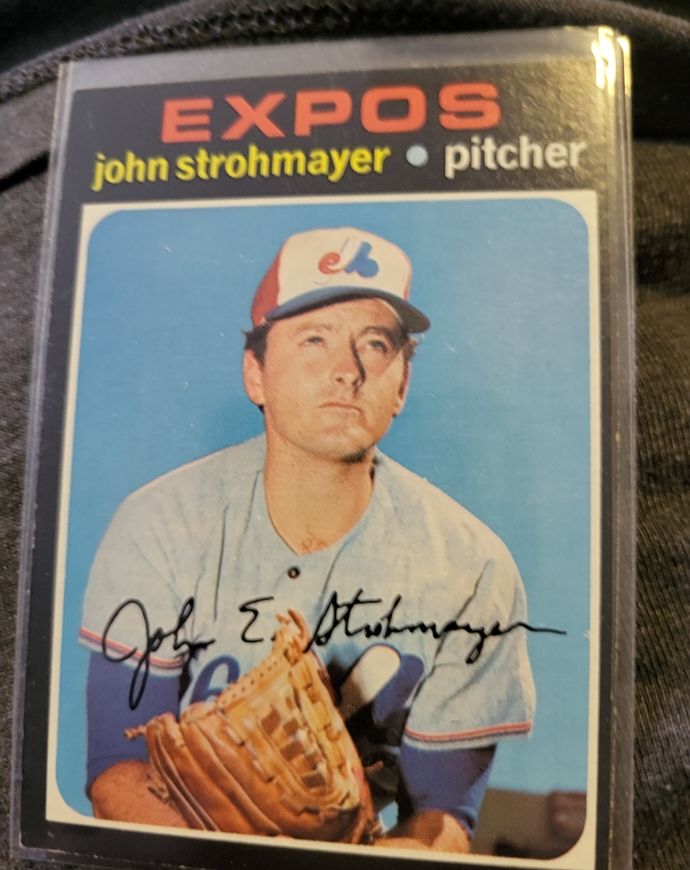 1971 Topps #232 John Strohmayer — front