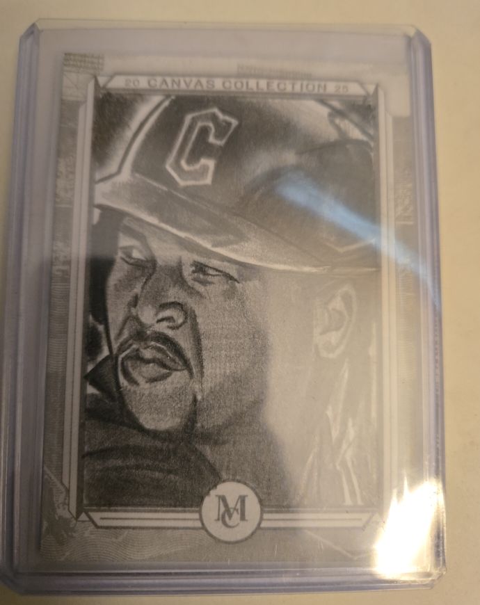 2020 Topps Museum Collection Canvas Collection CCR-31 Willie Mays — front