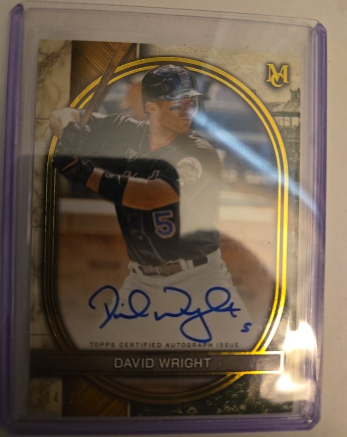 2025 Topps Museum Collection Archival Autograph #AA-DW David Wright — front