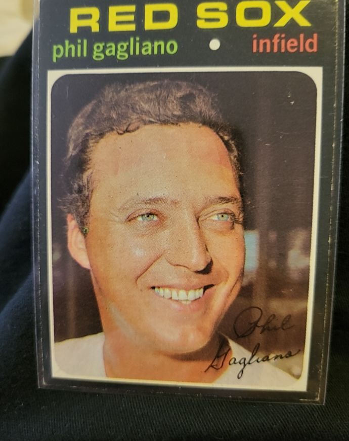 1971 Topps #302 Phil Gagliano Boston Red Sox — front