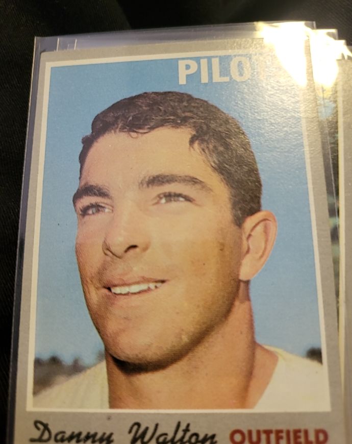 1970 Topps #134 Danny Walton Seattle Pilots — front