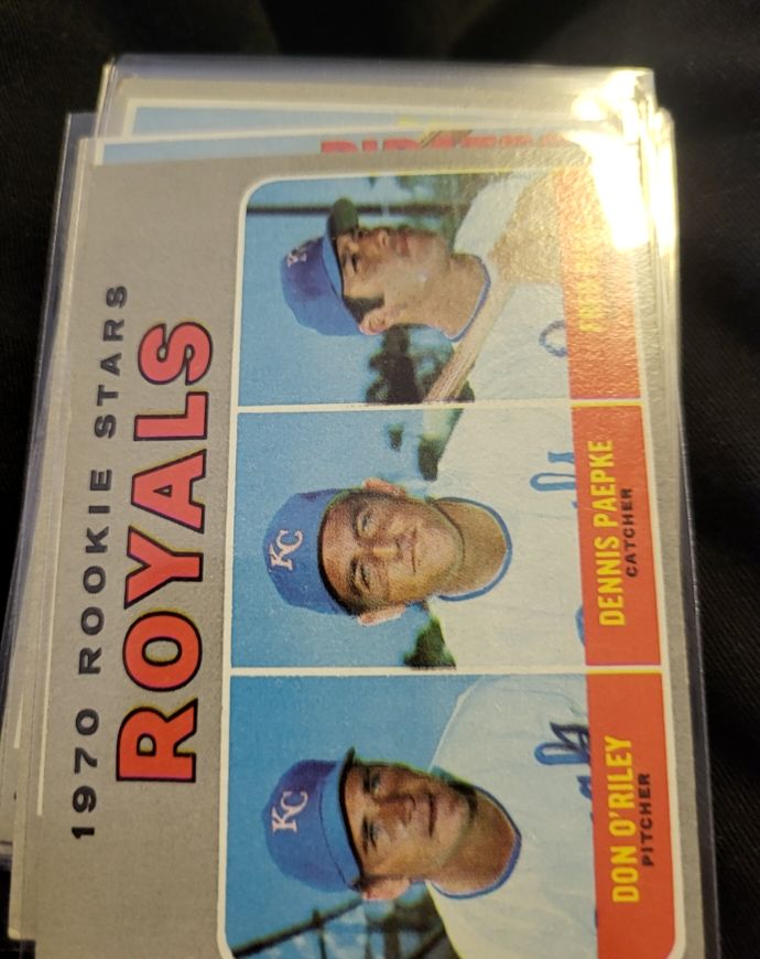 1970 Topps #552 Royals Rookie Stars Don O'Riley Dennis Paepke Fred Rico — front