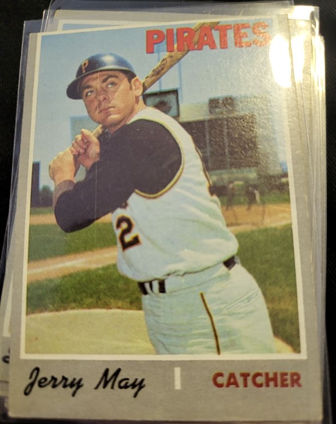 1970 Topps #423 Jerry May Pittsburgh Pirates — front