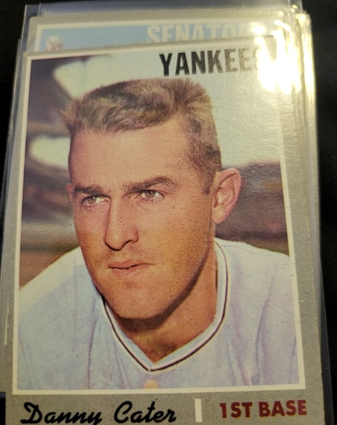 1970 Topps #437 Danny Cater — front