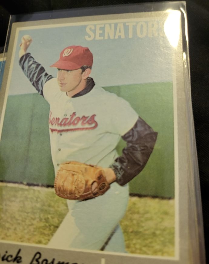 1970 Topps #175 Dick Bosman Washington Senators — front