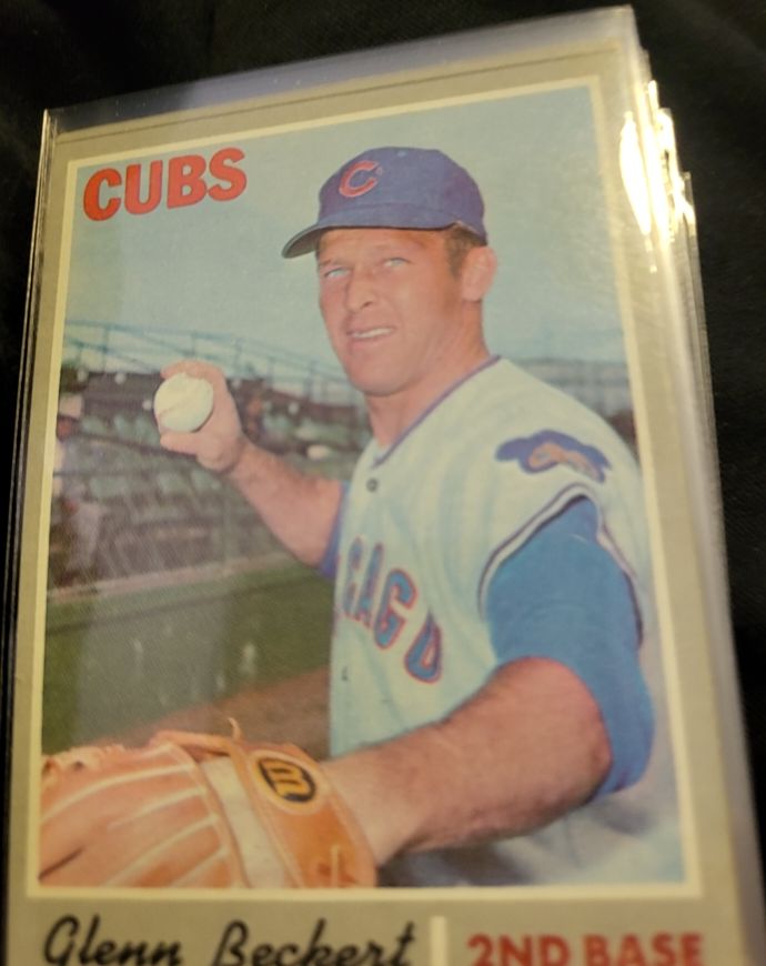 1970 Topps #480 Glenn Beckert — front