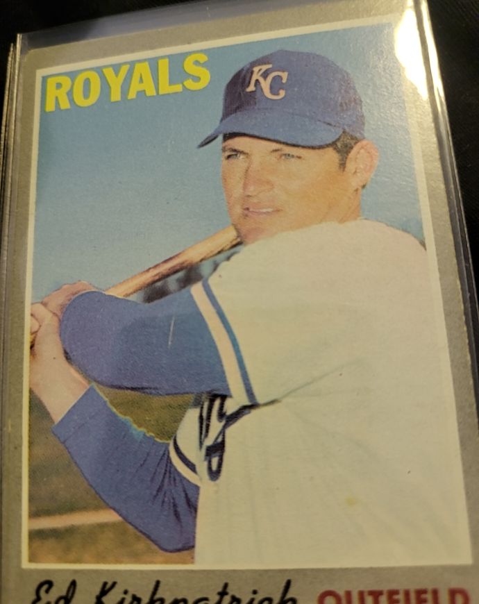 1970 Topps #165 Ed Kirkpatrick Kansas City Royals — front