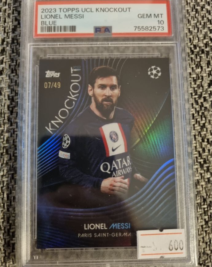 2023 Topps UCL Knockout #Blue Lionel Messi — front