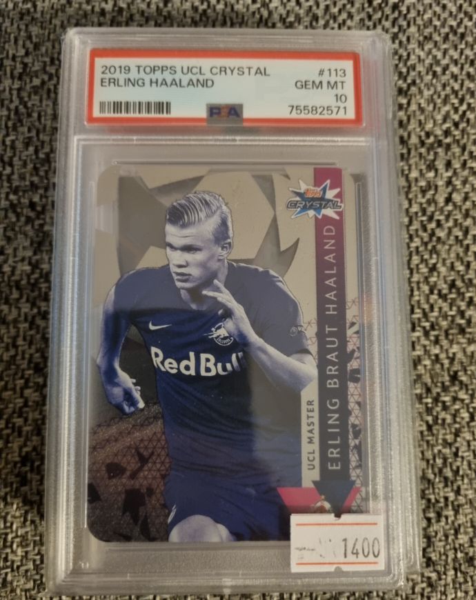 2019 Topps UCL Crystal #113 Erling Braut Haaland — front