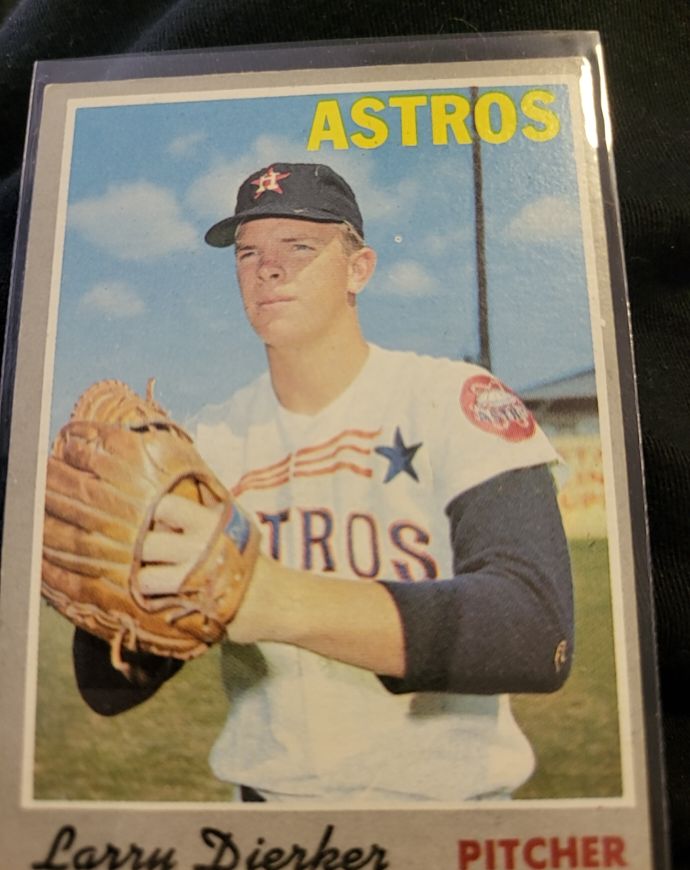 1970 Topps #15 Larry Dierker Houston Astros — front