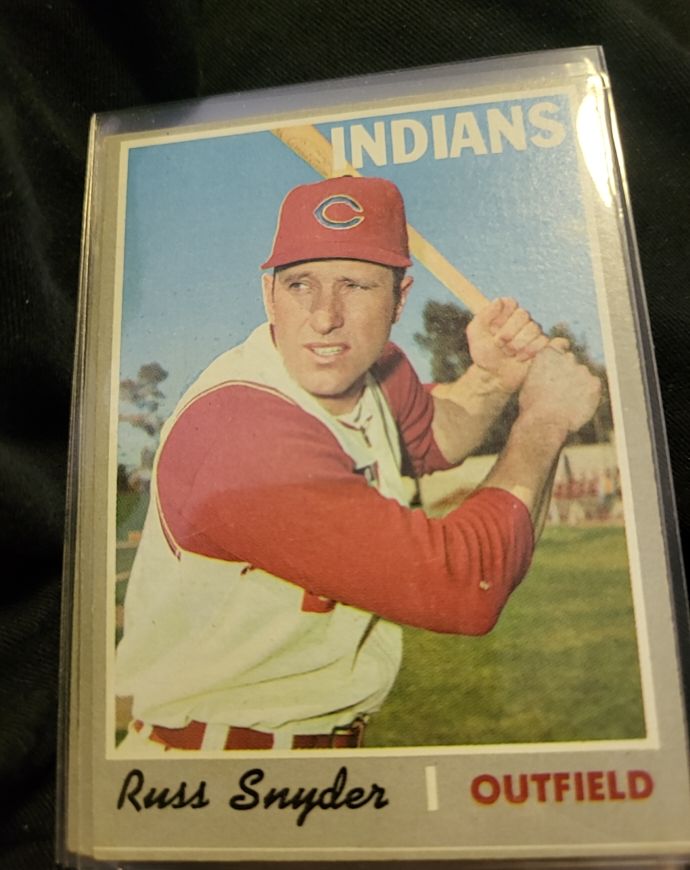 1970 Topps #347 Russ Snyder — front