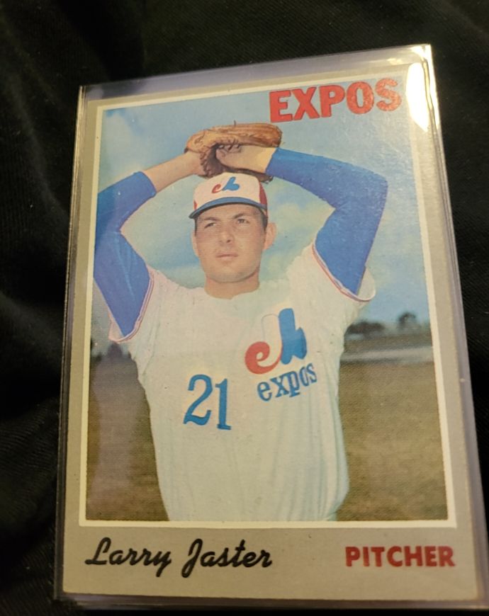 1970 Topps #124 Larry Jaster — front