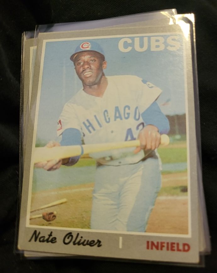 1970 Topps #223 Nate Oliver Chicago Cubs — front
