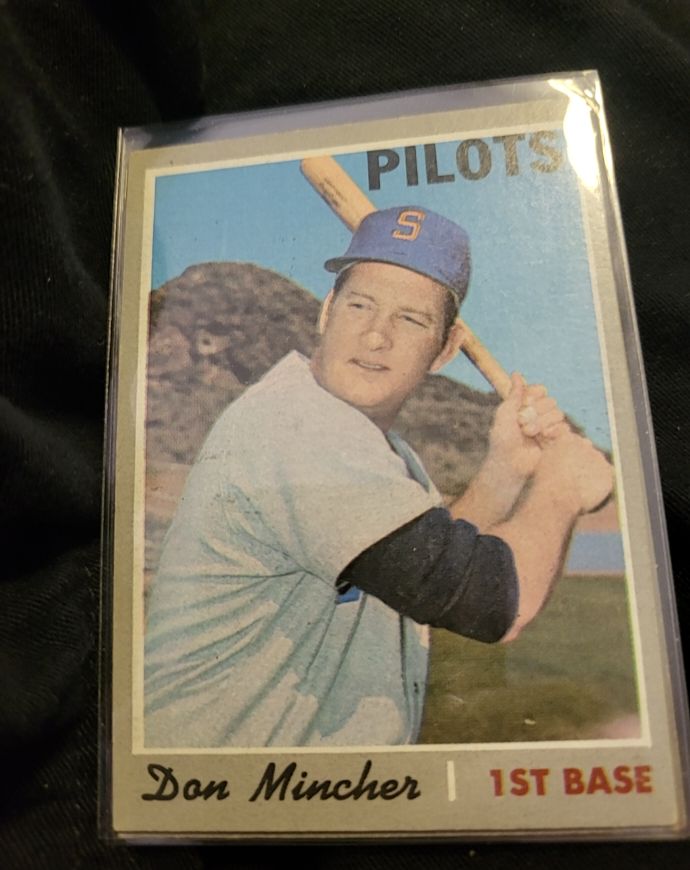 1970 Topps #185 Don Mincher — front