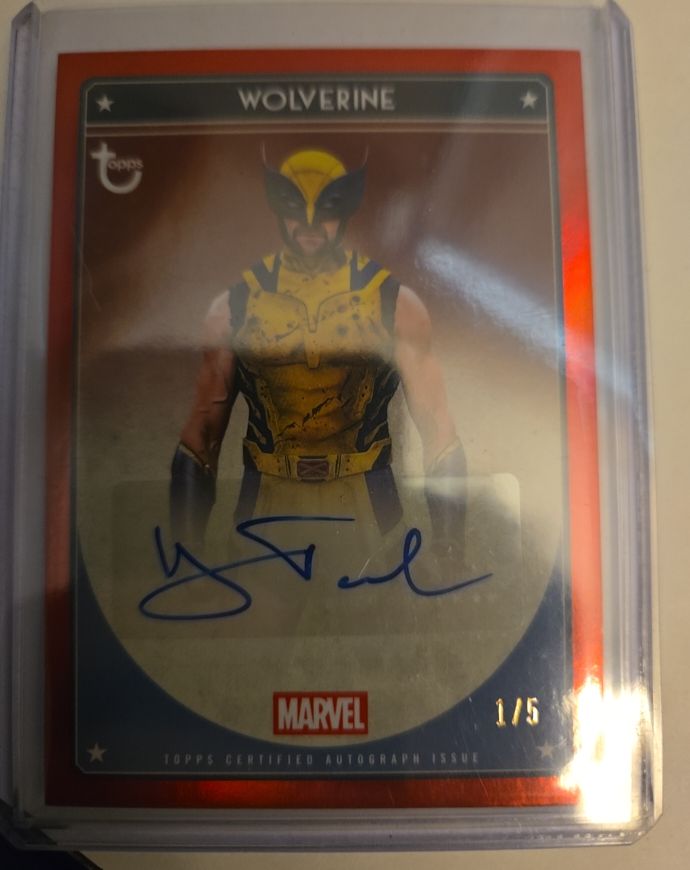 2025 Topps Marvel Wolverine Autograph #1/5 — front