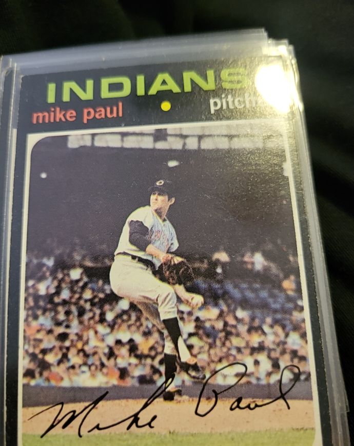 1971 Topps #454 Mike Paul — front
