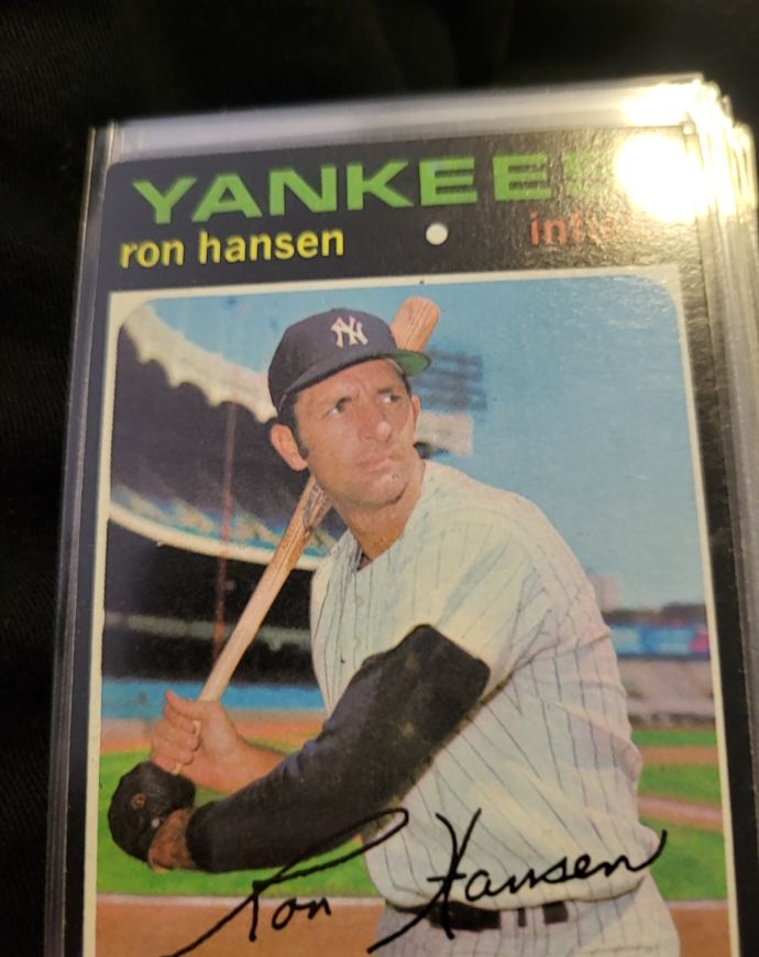 1971 Topps #419 Ron Hansen — front