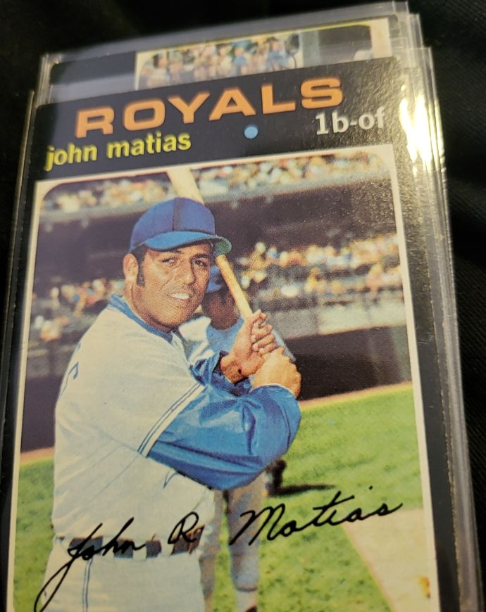 1971 Topps #546 John Matias — front