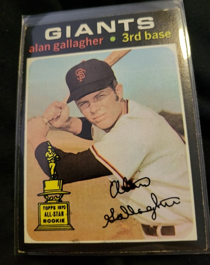 1971 Topps #224 Alan Gallagher — front
