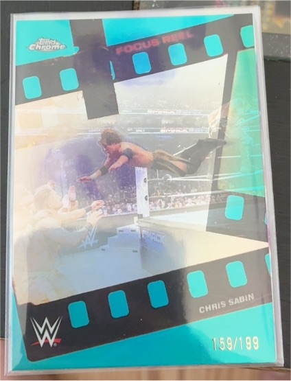 2026 Topps Chrome WWE #FR-28 Chris Sabin Focus Reel — front