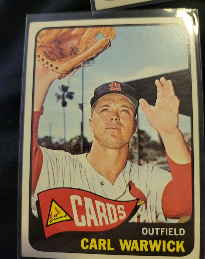 1965 Topps #357 Carl Warwick — front