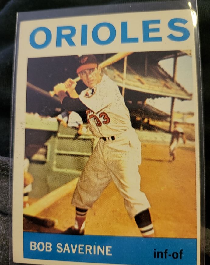 1964 Topps #221 Bob Saverine — front