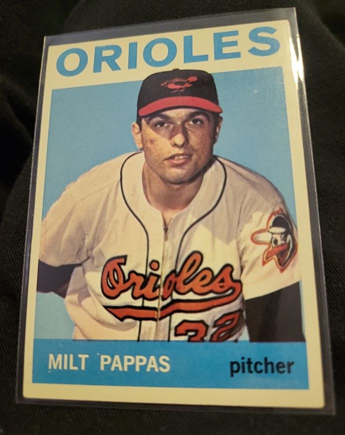 1964 Topps #45 Milt Pappas — front