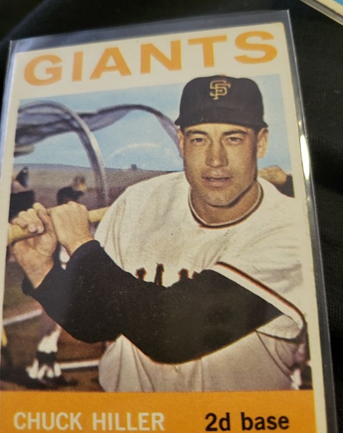 1964 Topps #313 Chuck Hiller — front