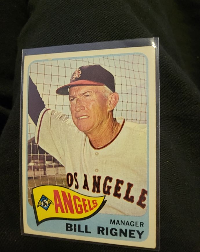 1965 Topps #66 Bill Rigney — front