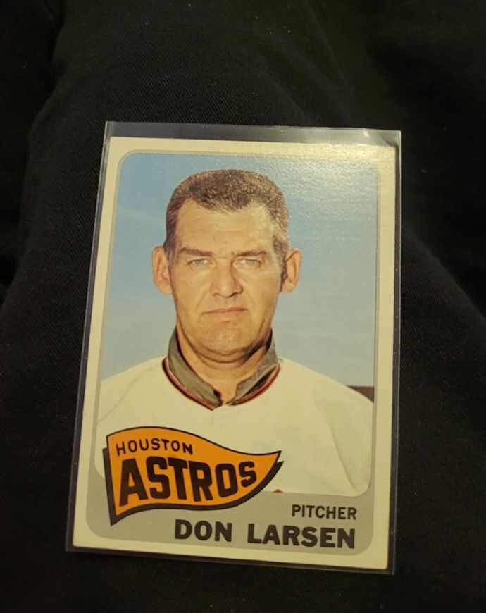 1965 Topps #389 Don Larsen Houston Astros — front
