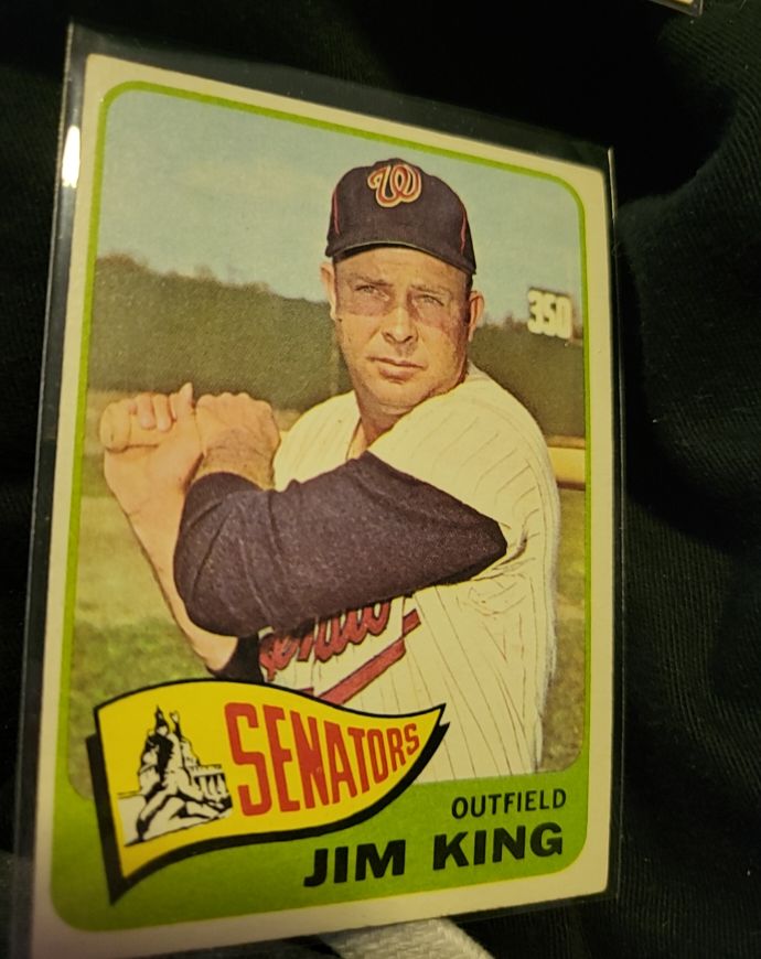 1965 Topps #38 Jim King — front