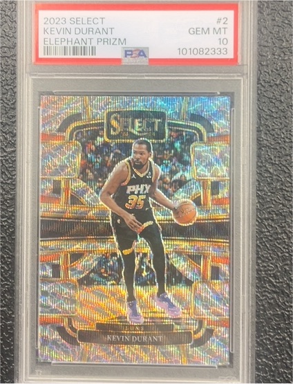 2023 Select #2 Kevin Durant Elephant Prizm — front