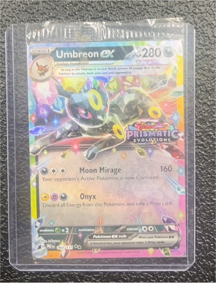 2016 Pokémon TCG Prismatic Evolutions #060 Umbreon ex — front