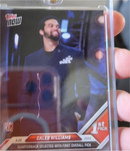 2024 Topps Now #D-1 Caleb Williams — front
