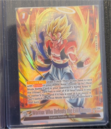 Dragon Ball Super Fusion World FB09-096 Warrior Who Defeats the Evil Demon — front