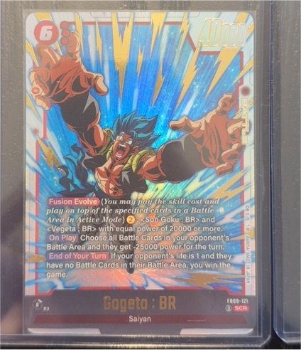 Dragon Ball Super Fusion World Dual Evolution Gogeta : BR #FB09-121 — front