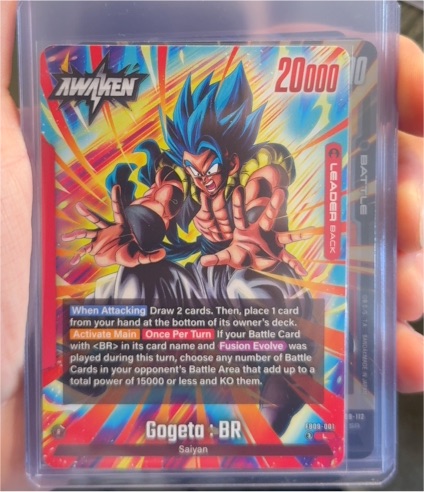 Dragon Ball Super Fusion Dual Evolution FB09-001 Gogeta : BR — front