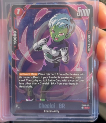 Dragon Ball Super Fusion World Dual Evolution #FB09-012 Cheelai : BR — front