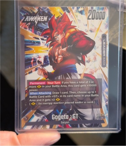 Dragon Ball Super Card Game FB09-097 Gogeta : GT Leader — front