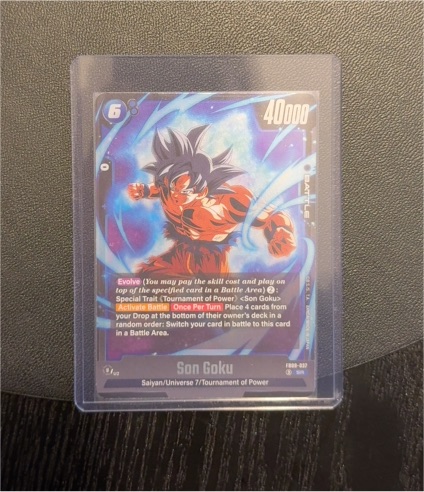 Dragon Ball Super Fusion World FB09-037 Son Goku SR — front