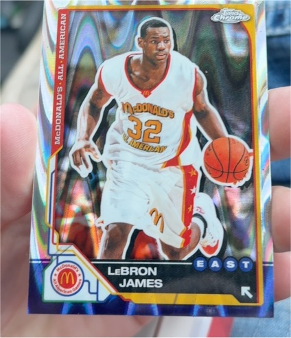 2025 Topps Chrome McDonald's All American #98 LeBron James — front