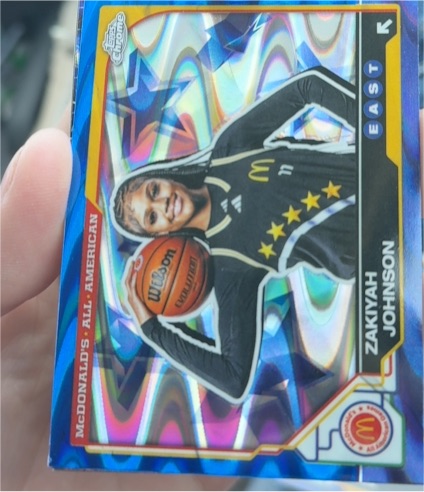 2025 Topps Chrome McDonald's All American #65 Zakiyah Johnson — front