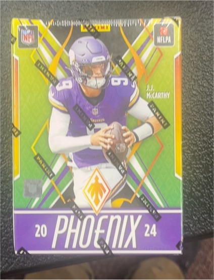 2024 Panini Phoenix Football Blaster Box J.J. McCarthy — front