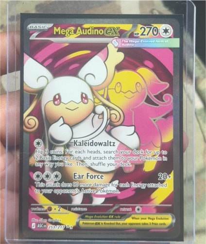 2023 Pokémon Ascended Heroes #253 Mega Audino EX — front
