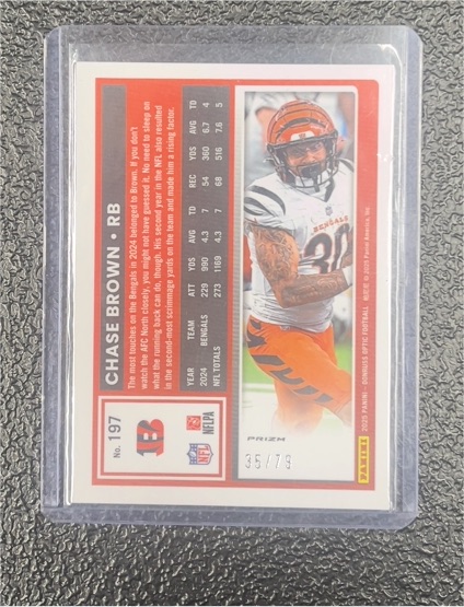 2025 Panini Donruss #197 Chase Brown — front