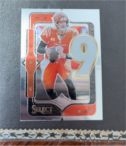 2024 Panini Select Numbers #15 Joe Burrow — front